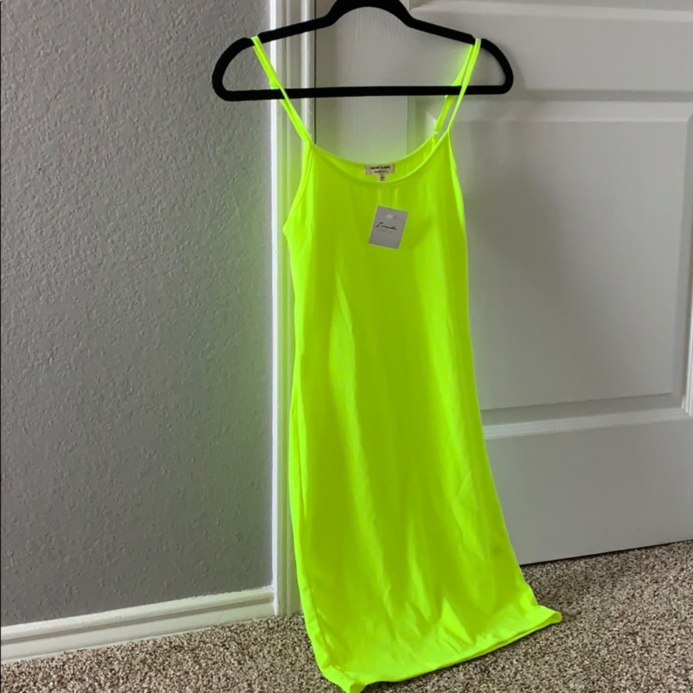 Neon bodycon dress